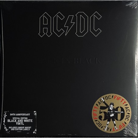 AC/DC – Back In Black  |1980/2024     Sony Music – 196588462511Black & White Swirl-50th Anniversary