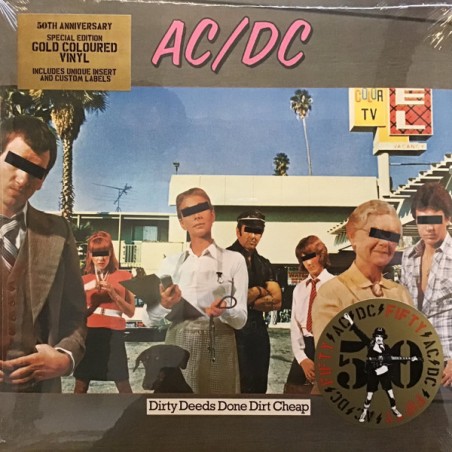 AC/DC – Dirty Deeds Done Dirt  |1976/2024    Sony Music – 19658834581  -Gold