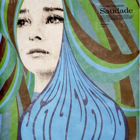 Thievery Corporation – Saudade |2014/2024	Eighteenth Street Lounge Music – ESL 2201 -Translucent Blue Coloured Vinyl