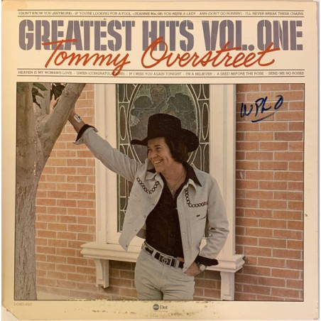 Tommy Overstreet – Greatest Hits Vol. One   |1975	ABC DOT – DOSD-2027