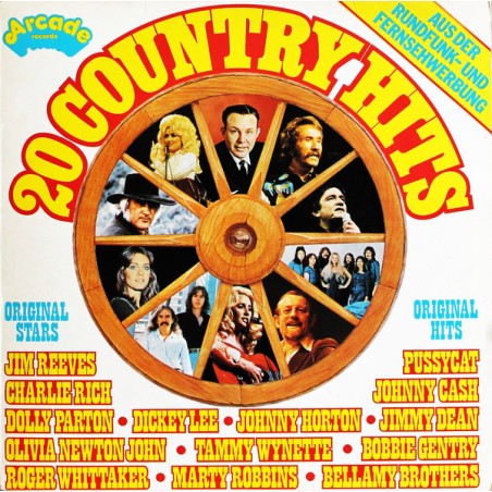 Various – 20 Country Hits  |1977	Arcade Records – ADE G 23