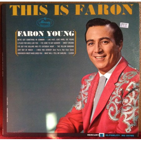 Faron Young – This Is Faron  |1963	Mercury – MG 20785
