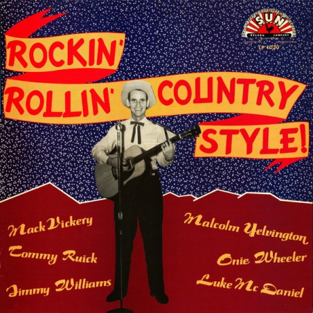 Various – Rockin' Rollin' Country Style  |1985	Sun  – LP 1030