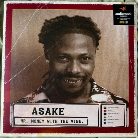 Asake – Mr. Money With The Vibe |2023 Ybnl Nation – ERE929 -Lim. Edition-Bone/Red Splatter