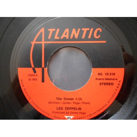Led Zeppelin ‎– The Ocean|1973    Atlantic ‎– ATL 10 316-Single