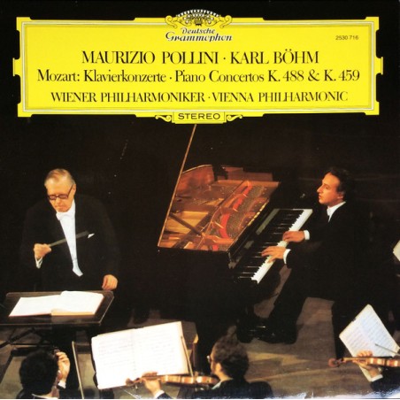 Mozart– Klavierkonzerte -K. 488 & K. 459 -Pollini -Böhm · Wiener Philharmoniker   |1976   DG – 2530 716