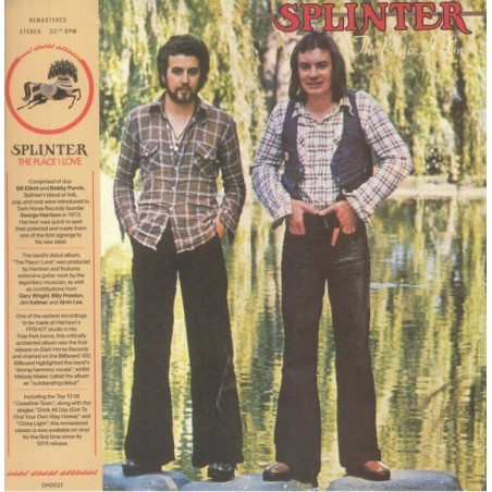 Splinter   – The Place I Love|1974/2023    Dark Horse Records – DH0021 -Lim. Edition-Clear