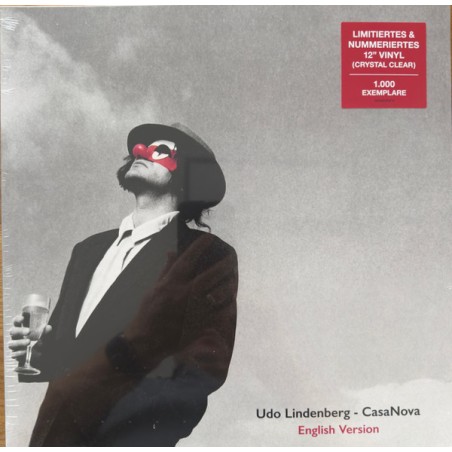 Udo Lindenberg – CasaNova (English Version) |2024    Universal Music – 0602465692716 -Lim. Edition, Numbered, Cristal Clear