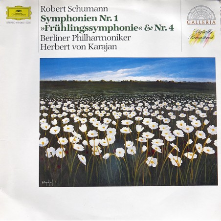 Robert Schumann– Symphonien Nr.1 - Berliner Philharmoniker - Karajan|1986	DG– 419 065-1