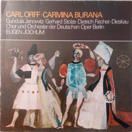 Carl Orff – Carmina Burana   -  Janowitz -Fischer-Dieskau-Jochum |   Ex Libris – XL 172 740