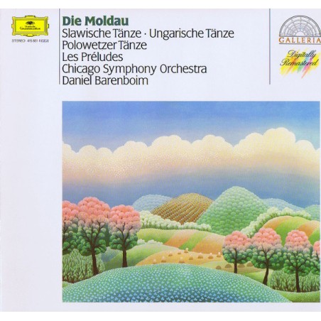 Chicago Symphony Orchestra, Daniel Barenboim – Die Moldau • Ungarische Tänze |1986   DG– 415 851-1