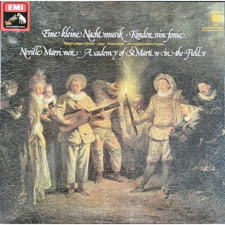 Marriner-Academy Of St. Martin-in-the-Fields – Eine Kleine Nachtmusik • Kindersinfonie|HMV– 1C 065 10 2875 1-Quadraphonic