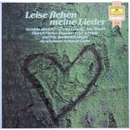 Schubert – Leise Flehen Meine Lieder - Janowitz- Ludwig - Streich -Fischer-Dieskau-Wunderlich|1980     DG– 2535 656