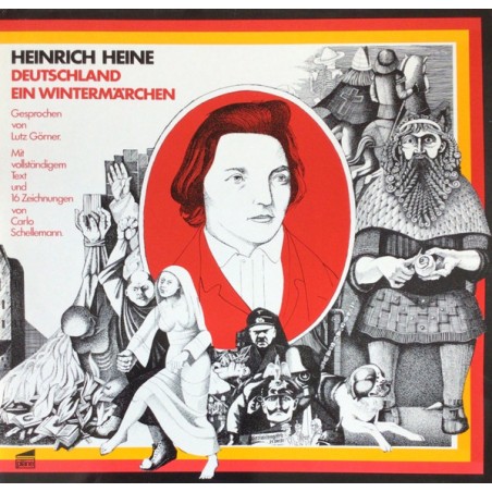 Lutz Görner Spricht Heinrich Heine – Deutschland - Ein Wintermärchen |1977    pläne – 44 401-2