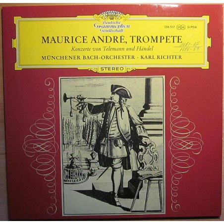 Maurice André – Konzerte Von Telemann Und Händel   |1967      DG– 136 517