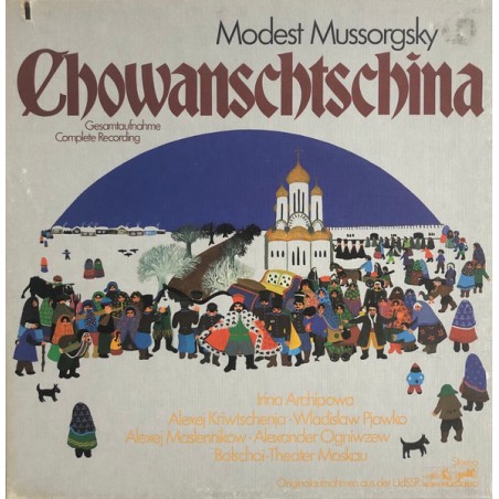 Modest Mussorgsky – Chowanschtschina | Melodia-Eurodisc – 87 946 XR-4 LP-Box