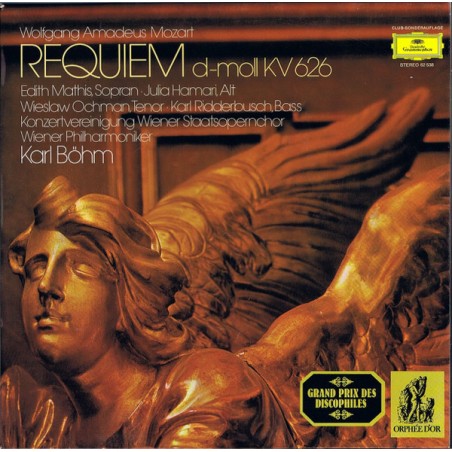 Mozart  – Requiem D-moll KV 626-Böhm, Wiener Philharmoniker |1973 DG– 62 538