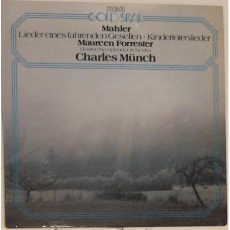 Mahler– Lieder Eines Fahrenden Gesellen-Kindertotenlieder -Munch  |1966     RCA Gold Seal – AGL 1-1338