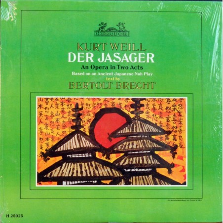 Kurt Weill Text By Bertolt Brecht – Der Jasager| Heliodor – HS 25025