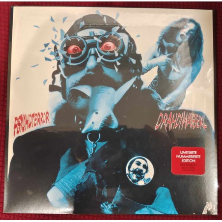 Drahdiwaberl – Psychoterror |1981/2024 -Lim. Edition, Numbered-Transparent Blue