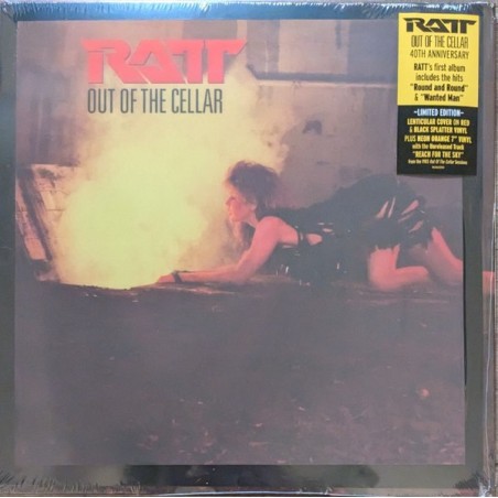 Ratt – Out Of The Cellar |1984/2024   Atlantic – 538680061-Red & Black Splatter, Lenticular Cover+7", Single, Neon Orange