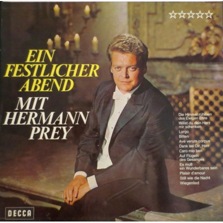 Hermann Prey – Ein Festlicher Abend   Decca – SLK 16 480-P