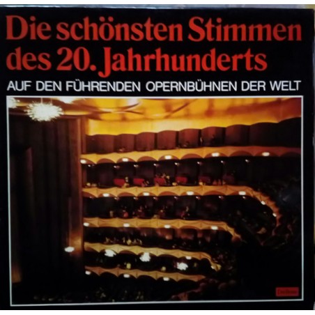 Various – Die Schönsten Stimmen Des 20. Jahrhunderts Auf Den Führenden Opernbühnen |Digest – F 665 539 -6-LP-Box