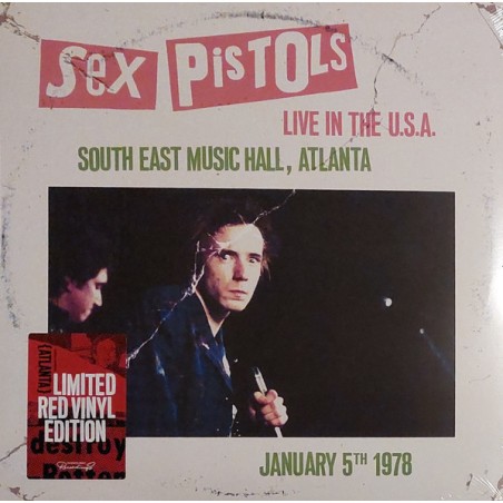 Sex Pistols – Live In The U.S.A. (South East Music Hall, Atlanta) (January 5th 1978) |2025   Universal – SexPissLive1978LP1-Red