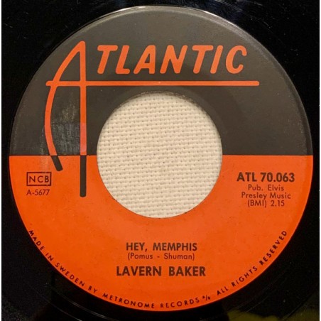 Lavern Baker – Hey, Memphis / Voodoo Voodoo |1961	Atlantic – ATL 70.063 -Single