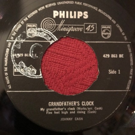 Johnny Cash – Grandfather's Clock|1959     Philips – 429 863 BE-Single