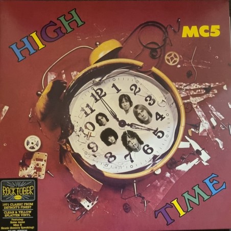 MC5 – High Time|1971/2023      Atlantic – 603497837359  -Clear & Yellow Splatter