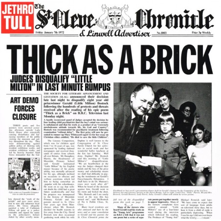 Jethro Tull – Thick As A Brick |1972/2015	Chrysalis – 0825646139507-2012 Steven Wilson stereo remix