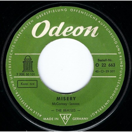 The Beatles – Misery|1964  	Odeon – O 22 663  -Single