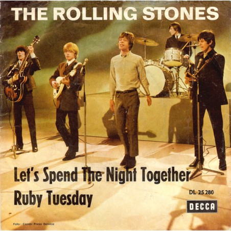 The Rolling Stones ‎– Let's Spend The Night Together |1967    Decca ‎– DL 25 280 -Single