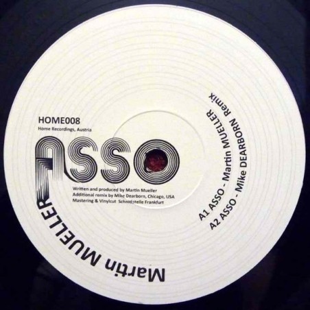 Martin Mueller ‎– Asso EP |2011 Home Recordings  ‎– HOME008 -Maxi-Single