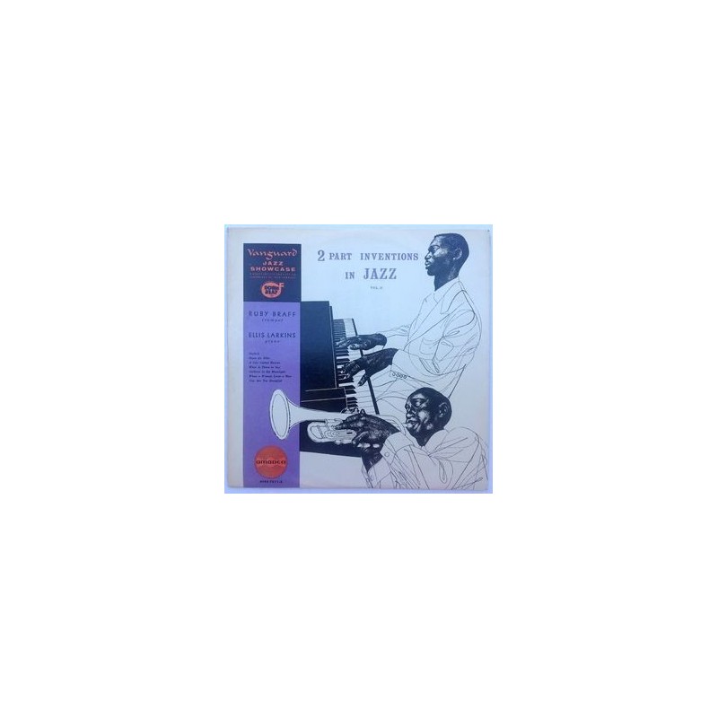 Braff / Ellis Larkins ‎– Two Part Inventions In Jazz Vol. II| Amadeo ‎– AVRS 7011 X-Vinyl, 10"