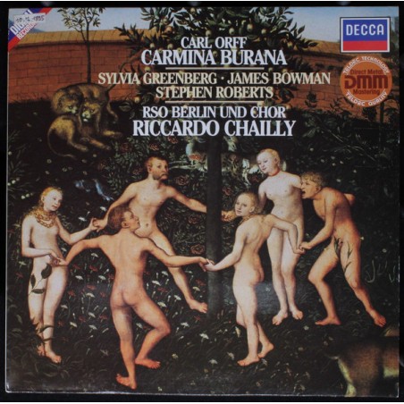 Carl Orff  – Carmina Burana - RSO Berlin-Chailly|1984      Decca – 413807- Club Edition