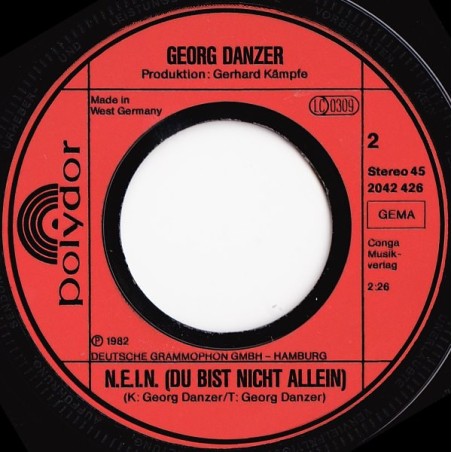 Danzer Georg & Band ‎– Jetzt Oder Nie|1982     Polydor ‎– 2042 426-Single