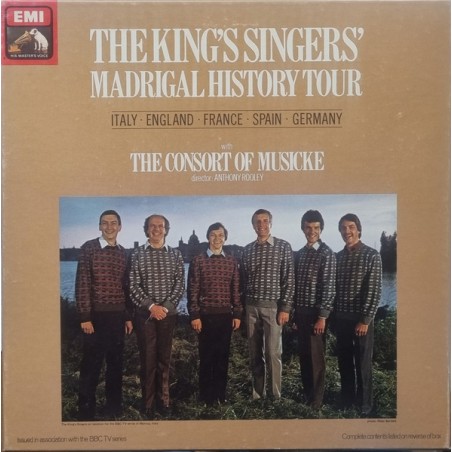 The King's Singers– Madrigal History Tour - The Consort Of Musicke, Anthony Rooley|1984  HMV– SLS 1078393