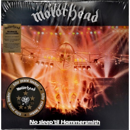 Motörhead – No Sleep 'Til Hammersmith |1981/2025    Lim. Editio-50th Anniversary Edition, Yellow & Black