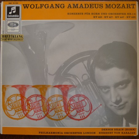 Mozart – Konzerte Für Horn Und Orchester....-Karajan| Columbia – SMC 90 354