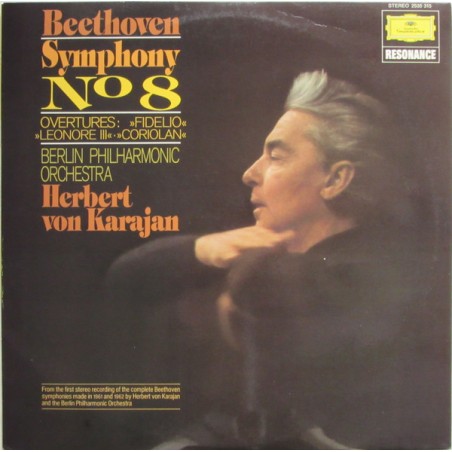 Beethoven-Symphony No 8  -Karajan, Berlin Philharmonic Orchestra   |DG– 2535 315