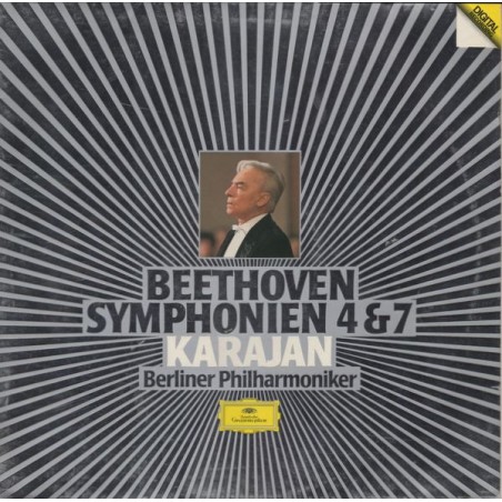 Beethoven– Symphonien 4 & 7- Karajan-Berliner Philharmoniker  |1985      DG– 415 121-1
