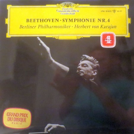 Beethoven– Symphonie No. 4 - Berliner Philharmoniker -Karajan|1966    DG– LPM 18 803