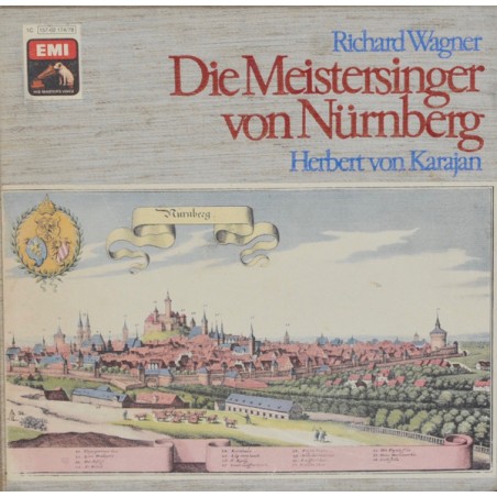 Richard Wagner-Die Meistersinger Von Nürnberg-Karajan|  Emi– 1 C 157-02174/8 -5 -LP-Box