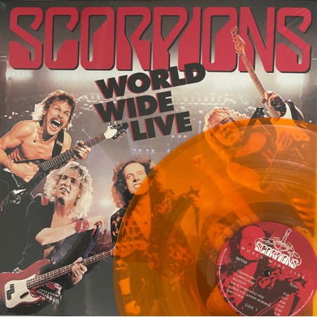 Scorpions ‎– World Wide Live|1985/2023       BMG – 538881301-Orange Transparent