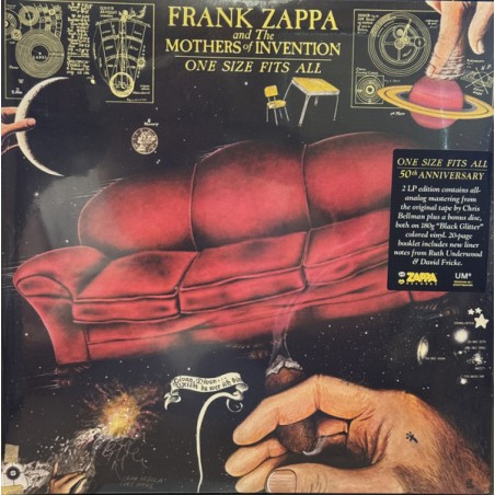 Frank Zappa +Mothers Of Invention  – One Size Fits All |1975/2025 	 UMG – 602475865988 -Black Glitter