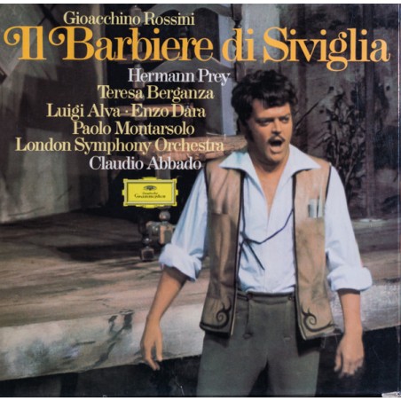 Gioacchino Rossini – Il Barbiere Di Siviglia-Prey-Berganza -Abbado |1972      DG – 2720 053 -3-LP-Box