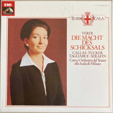 Verdi– Die Macht Des Schicksals- Callas -Tucker |HMV – 1 C 153-00 966/68 M