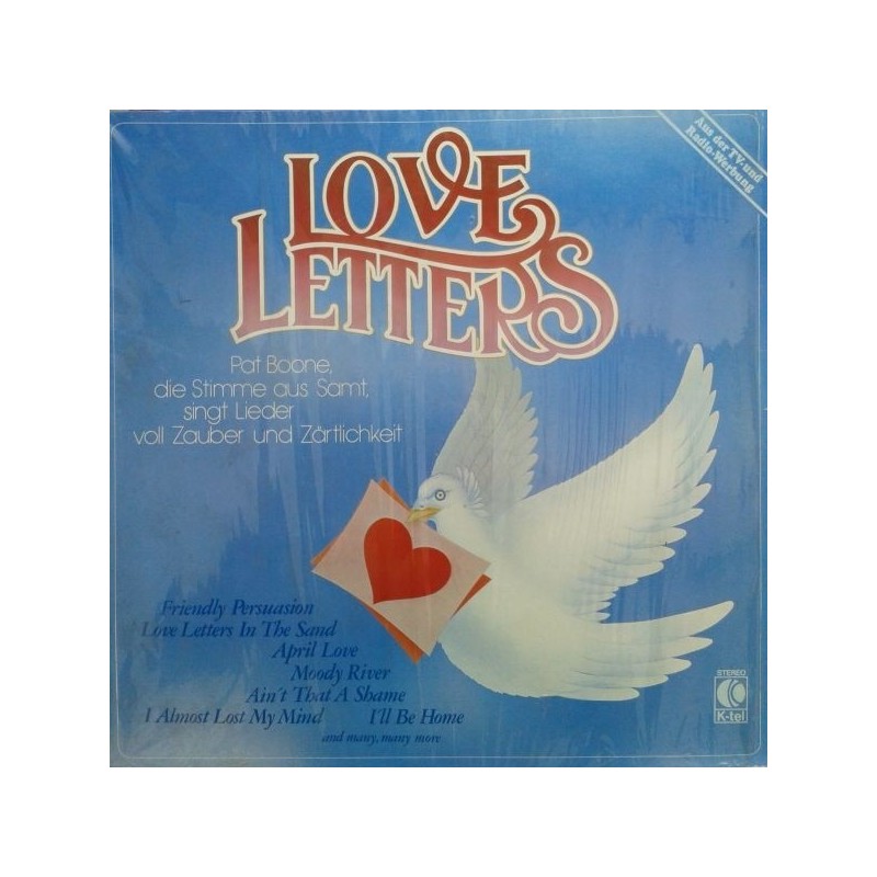 Boone ‎Pat – Love Letters|1980  K-Tel ‎– TG 1257